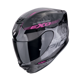 CASCO SCORPION EXO 391 AVA NEGRO ROSA