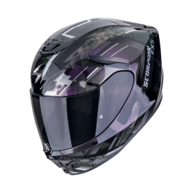 CASCO SCORPION EXO 391 CLUTTER NEGRO CAMALEONTE