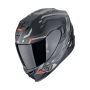 CASCO SCORPION EXO 520 EVO AIR RANKA NEGRO MATE PLATA ROJO