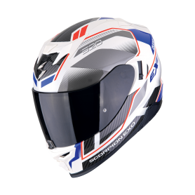 CASCO SCORPION EXO 520 EVO AIR LENA BLANCO PERLA AZUL