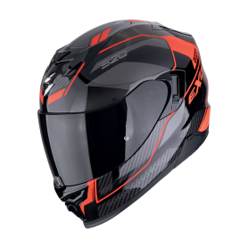 CASCO SCORPION EXO 520 EVO AIR LENA NEGRO ROJO