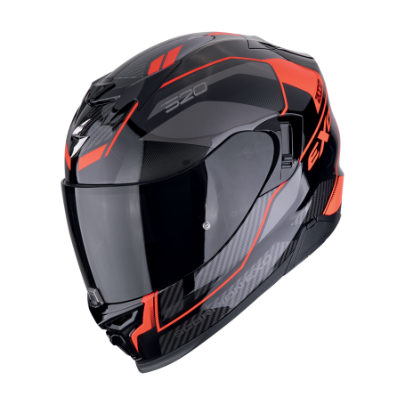 CASCO SCORPION EXO 520 EVO AIR LENA NEGRO ROJO