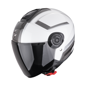 CASCO SCORPION EXO CITY II COSMOS BLANCO PERLA PLATA