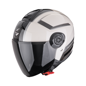 CASCO SCORPION EXO CITY II COSMOS CREMA NEGRO