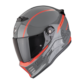 CASCO SCORPION COVERT FX DANKO GRIS ROJO
