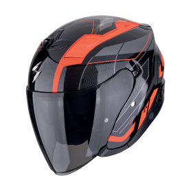 CASCO SCORPION EXO Z1 VUE NEGRO ROJO