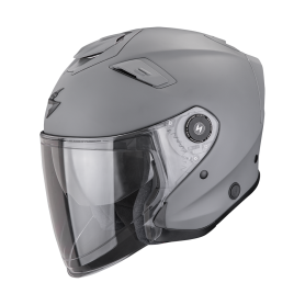 CASCO SCORPION EXO GT JET SOLID GRIS CEMENTO MATE