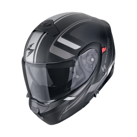 CASCO SCORPION EXO 930 EVO ARDENS NEGRO MATE PLATA