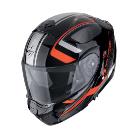 CASCO SCORPION EXO 930 EVO ARDENS NEGRO METALIC ROJO