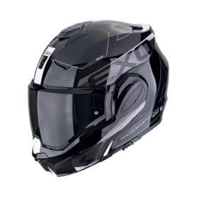 CASCO SCORPION EXO TECH EVO TRAVELLER NEGRO BLANCO