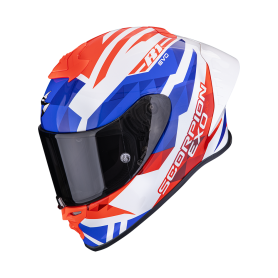 CASCO SCORPION EXO R1 EVO II AIR VALERE BLANCO ROJO AZUL
