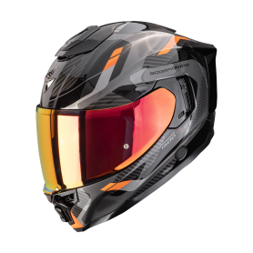 CASCO SCORPION EXO 1500 AIR SLEEK NEGRO NARANJA