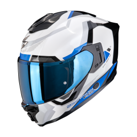 CASCO SCORPION EXO 1500 AIR ARENA BLANCO AZUL