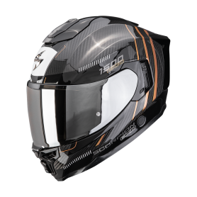 CASCO SCORPION EXO 1500 CARBON AIR ZITY NEGRO COBRE