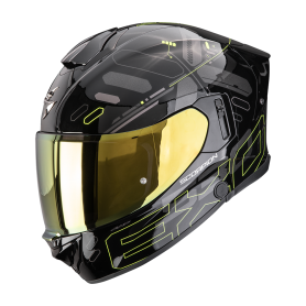 CASCO SCORPION EXO 530 AIR FOND NEGRO AMARILLO NE?