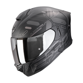 CASCO SCORPION EXO 530 AIR FOND NEGRO MATE PLATA