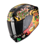 CASCO SCORPION EXO JNR AIR YUCATAN NEGRO AMARILLO ROJO
