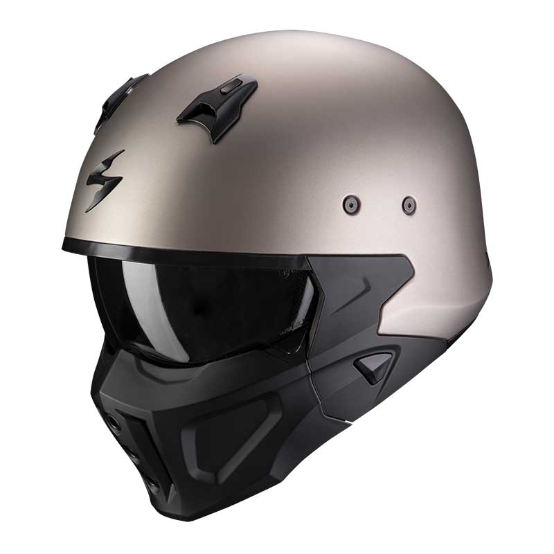 casco titanio mate